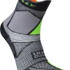 Hilly Marathon Fresh Anklet Running Socks - Grey