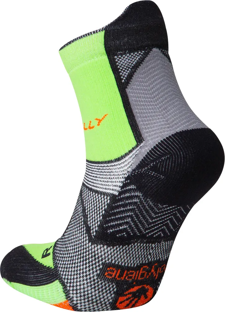 Hilly Marathon Fresh Anklet Running Socks - Grey - Image 2