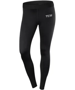 TCA Pro Performance Endurance Womens Long Running Tights - Black