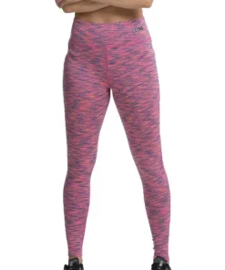TCA SpaceKnit Premium Womens Long Running Tights - Pink