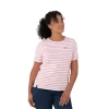 Lighthouse Womens T-Shirt Causeway Pink Stripe