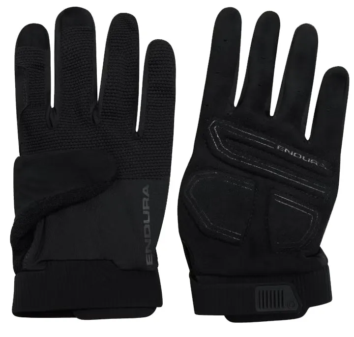 Endura Loop Full Finger Cycling Gloves - Black