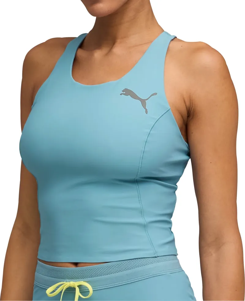 Puma LightSpeed Womens Running Crop Top - Blue