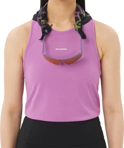 Salomon SHAKEout Core Womens Running Vest Tank Top - Purple