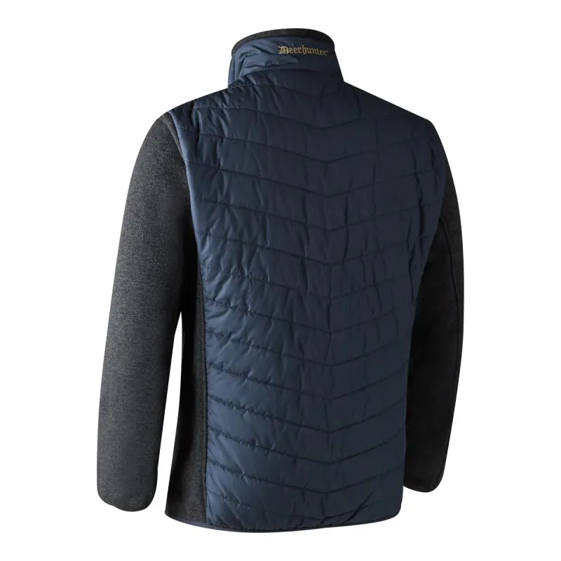 Deerhunter Moor Padded Jacket with knit Dark Blue - Image 2