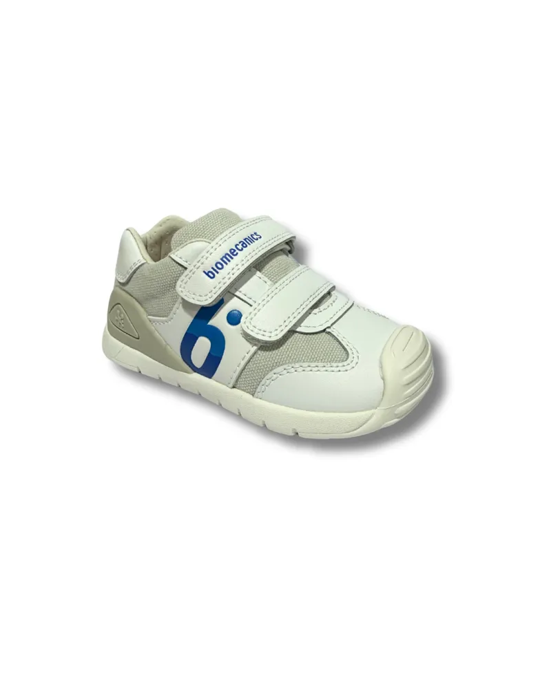 Biomecanics Boys Trainer 262121 Blanco/Azul
