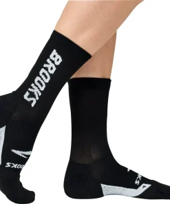 Brooks Ghost Crew Running Socks - Black