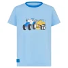 Lighthouse Boys T-Shirt Oliver Blue Tractor & Baler