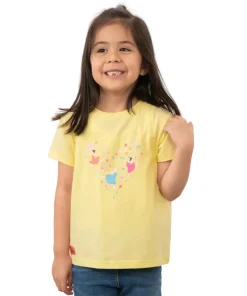 Lighthouse Girls T-Shirt Causeway S/S Lemon Ballerina