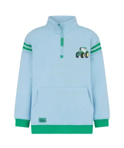 Lighthouse Boys Sweatshirt Jonah Green Tractor