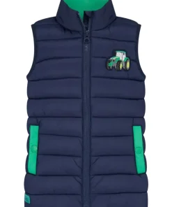 Lighthouse Boys Gilet Abel Green Tractor