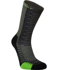 Hilly Active Crew Running Socks - Green