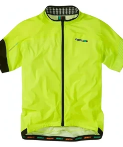 Madison Road Race Light Short Sleeve Mens Cycling Jersey - Yellow