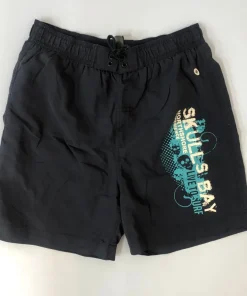 11-12 years blue 'skulls bay' swim trunks