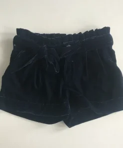 Unknown 5 years navy blue velvet shorts