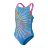 Speedo Girls Printed Pulseback Costume