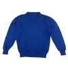 Royal blue  v-neck school jumper