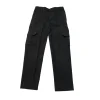Charcoal cargo style adjustable waist school trousers