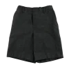 Grey adjustable waist school shorts