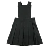 Grey bib style school pinafore