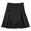 Grey school Pleated skirt