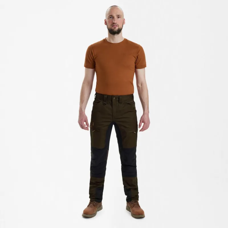 Deerhunter Rogaland Stretch Trousers with contrast Fallen Leaf - Image 3