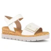 Gabor Womens Sandal 82.700.52 Creme/Uni/Gold