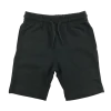 Black jersey gym shorts
