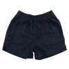 Navy blue cotton gym shorts