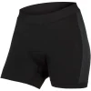Endura Engineered Padded II Womens Cycling Undershorts - Black