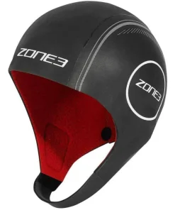 Zone3 Neoprene Heat-Tech Warmth Swim Cap - Black