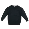 Black v-neck school jumper