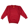 Red sweatshirt school jumper