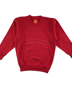 Red sweatshirt school jumper