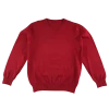 Red v-neck school jumper