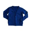 Royal blue jersey school cardigan