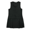Grey A-line with zipper school pinafore