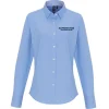 Superstars Auction Team Women's L/S Oxford Shirt: White / Light Blue