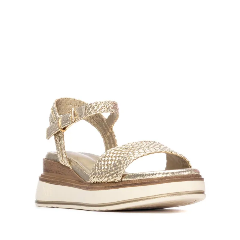 XTI Womens Sandal 145251 Gold - Image 3