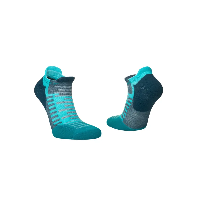 Hilly Womens Active Socklet Min: Blue/Teal - Image 3