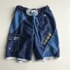 7-8 years blue cargo style swim trunks