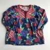 M&S 4-5 years blue floral t-shirt
