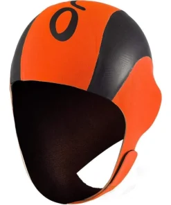Orca High Vis Neoprene Swim Cap - Orange