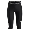 Under Armour Girls Leggings HeatGear Black/White
