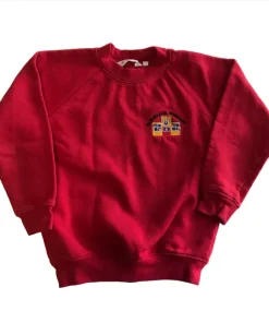 *Glendale Primary Red Crewneck Sweatshirt