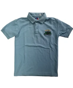 *Golfhill Primary light blue polo shirt