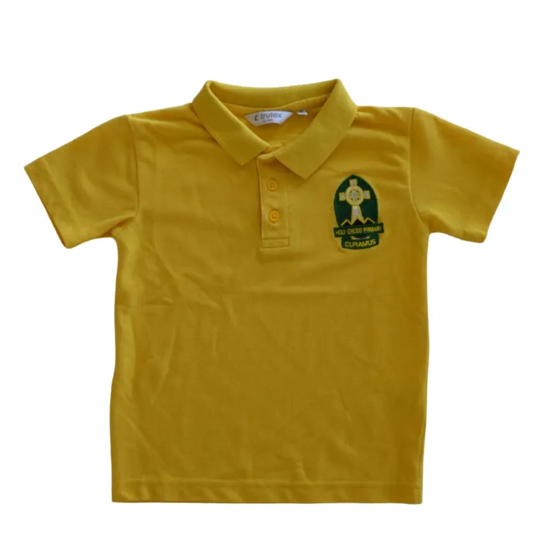 *Holy Cross Primary yellow polo shirt