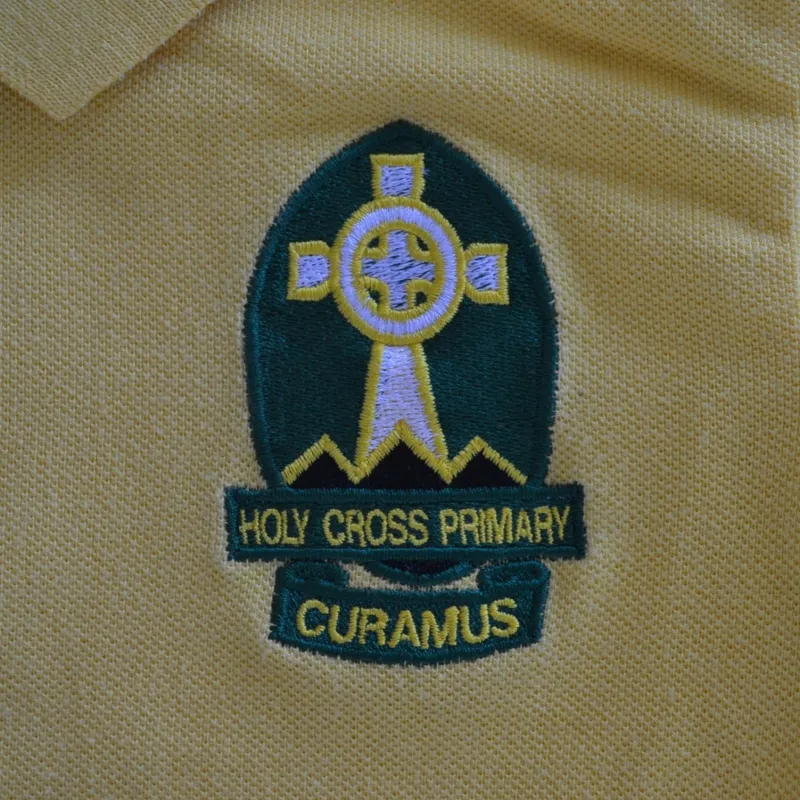 *Holy Cross Primary yellow polo shirt - Image 2