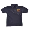 Netherlee Primary navy polo shirt