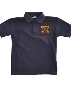 Netherlee Primary navy polo shirt